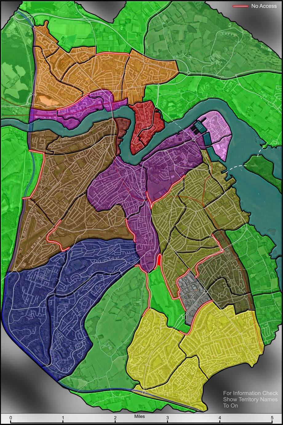the map